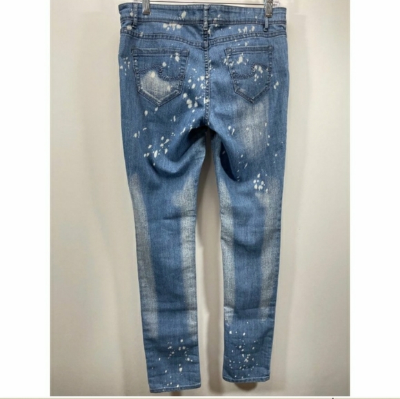 Op Ocean Pacific Splatter skinny jeans - Picture 2 of 7